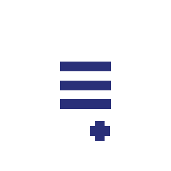 The image displays a stylized graphic of a medical cross with a blue background and a white plus sign, representing a first aid kit or emergency care. Inside the cross is a simplified depiction of a medical chart or patient record with a series of horizontal bars, suggesting levels of care or treatment options. This iconography is commonly used to indicate healthcare services or facilities.